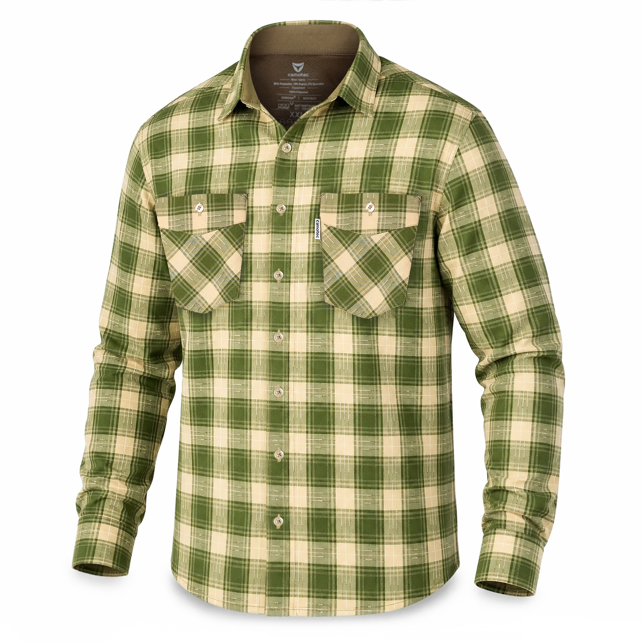 Сорочка "Легіт" Olive/White