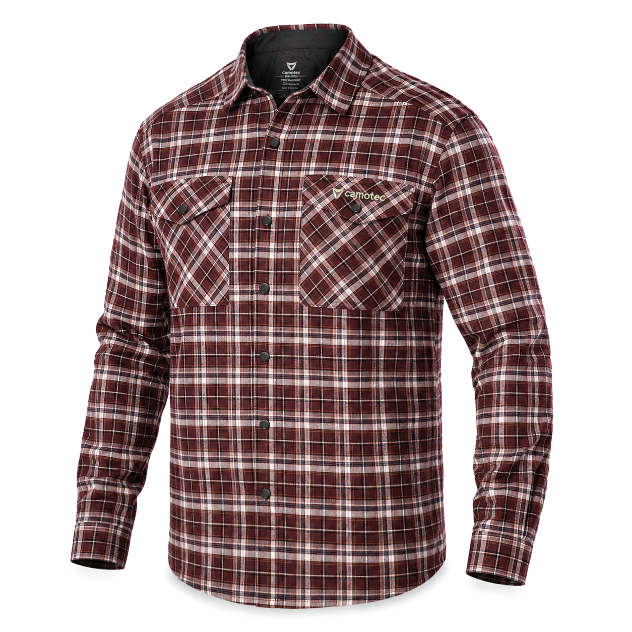 Сорочка “Буревій” Burgundy Check
