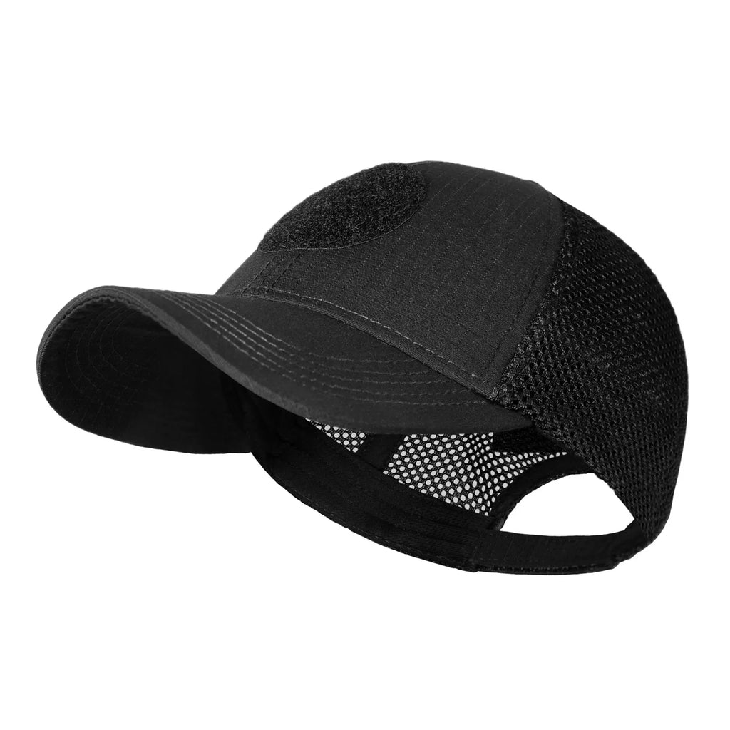 Бейсболка NPU Mesh Rip-Stop Stretch Чорна