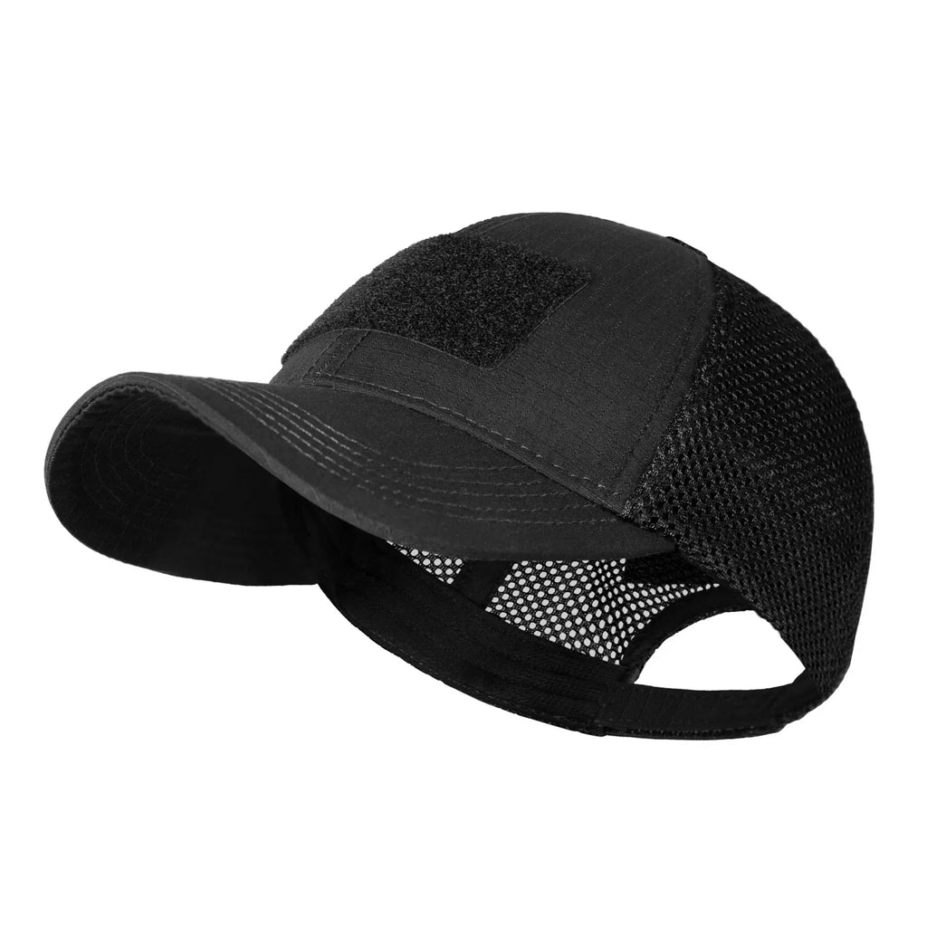 Бейсболка Tactic Mesh Rip-Stop Stretch Чорна