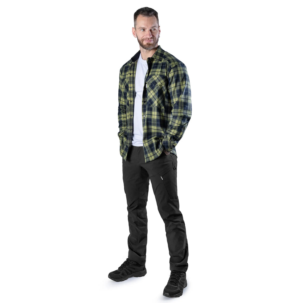 Сорочка "Буревій" Lime Green/Navy (375-9а)