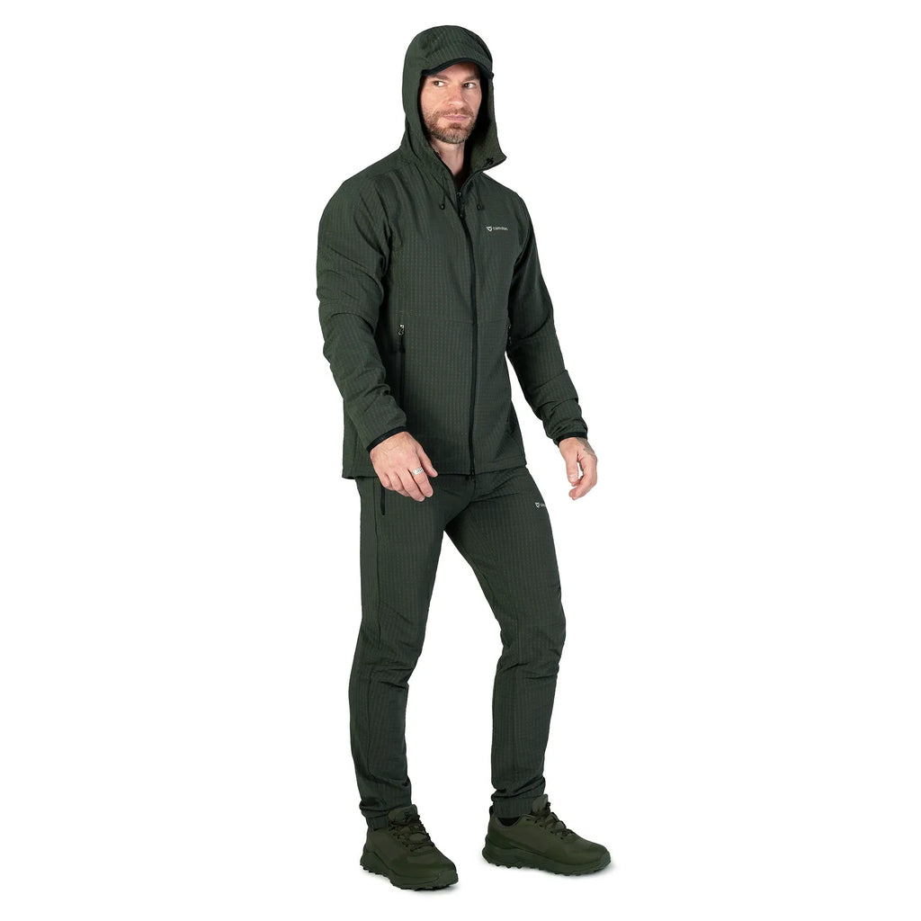 Кофта TechGrid Hood Олива