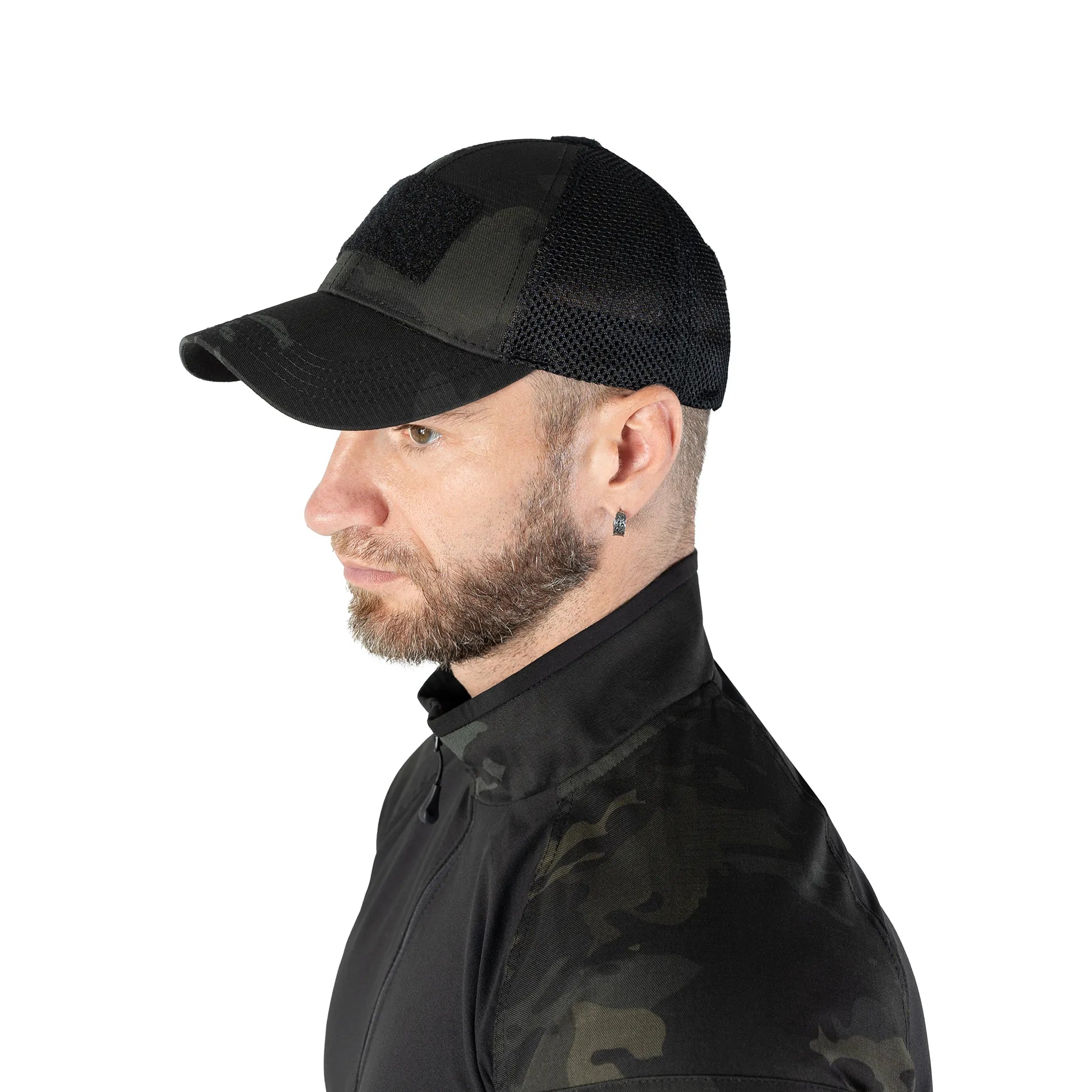Бейсболка Tactic Mesh Twill MC Black