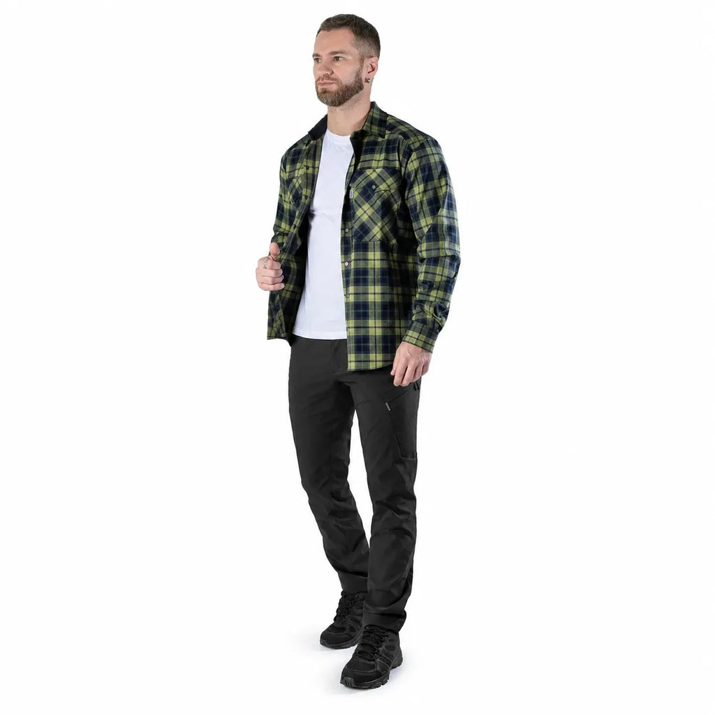 Сорочка "Буревій" Lime Green/Navy