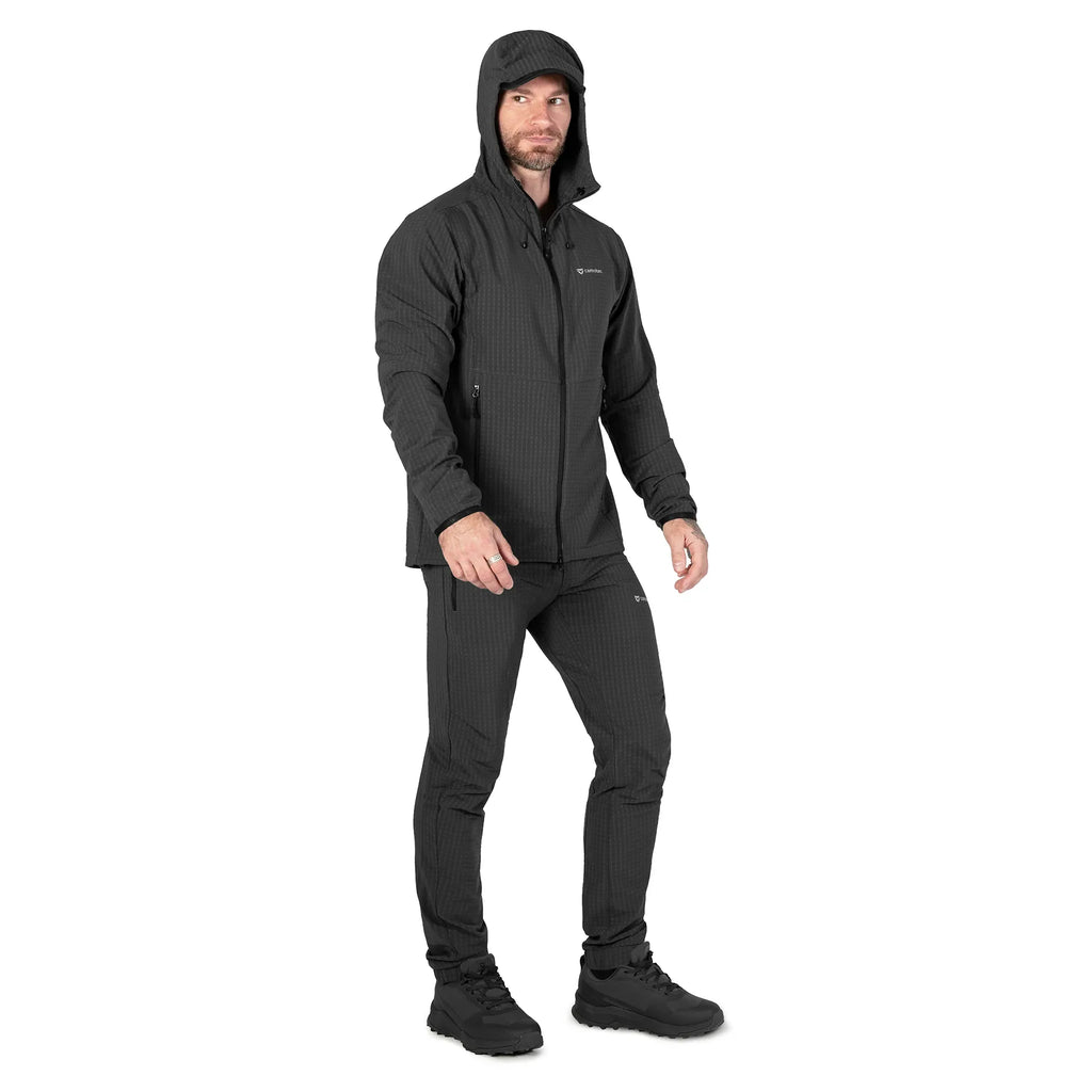 Кофта TechGrid Hood Чорна
