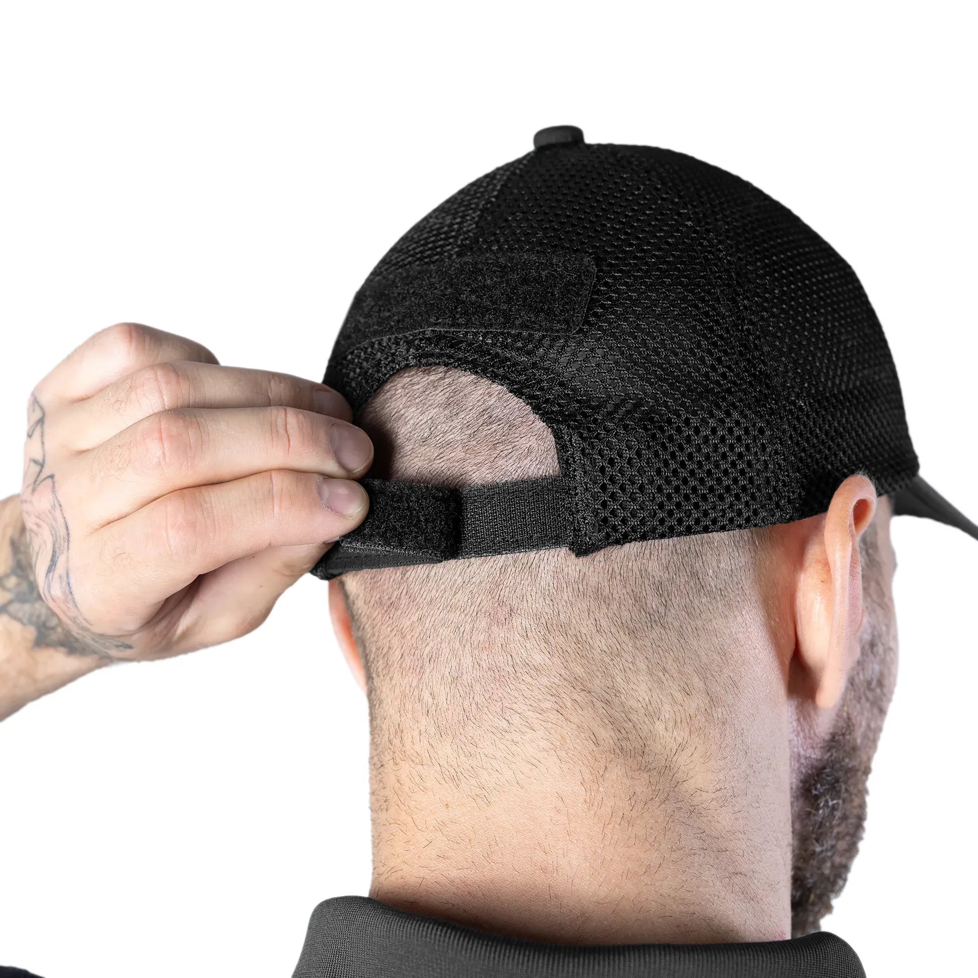 Бейсболка NPU Mesh Rip-Stop Stretch Чорна