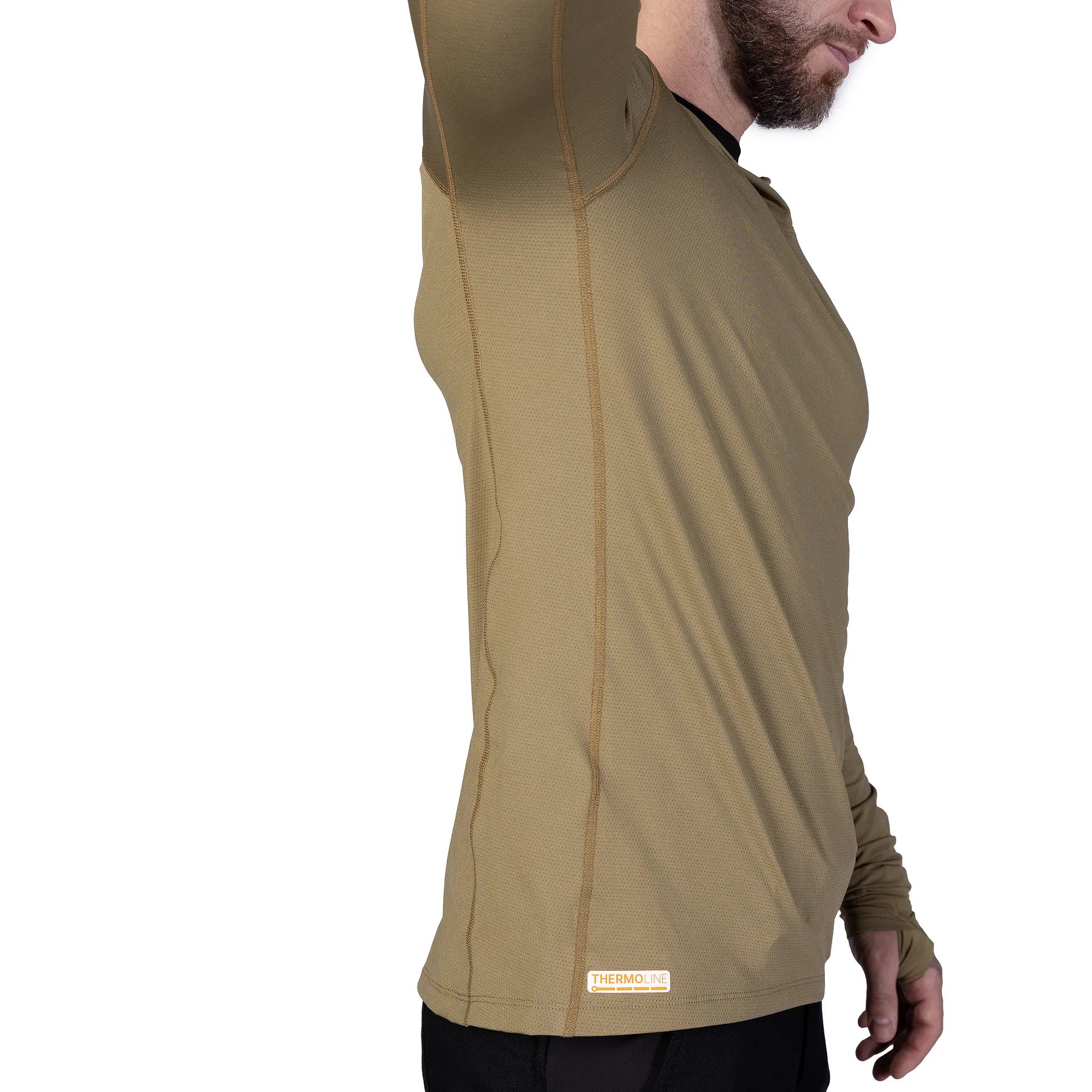 Лонгслів Chiton Hood 2.0 CoolPass ThermoGrid Tan