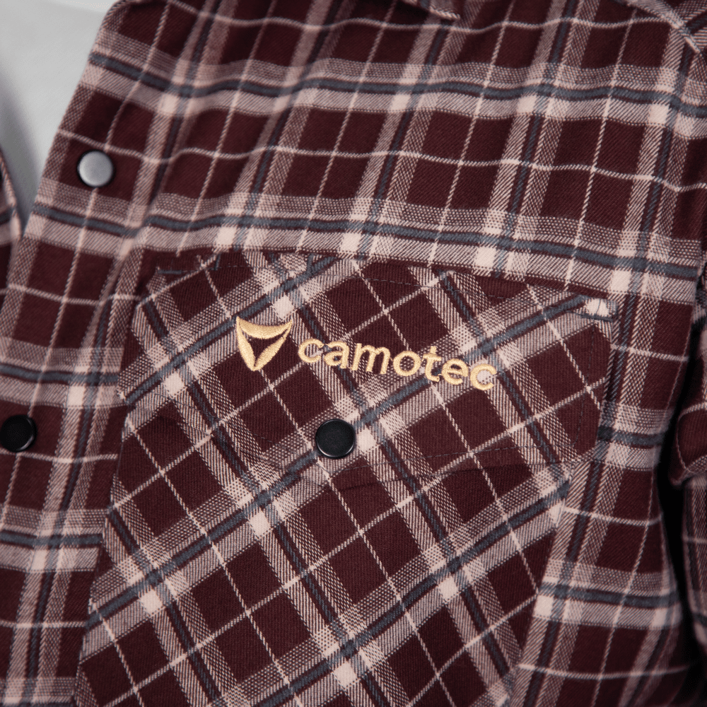 Сорочка “Буревій” Burgundy Check
