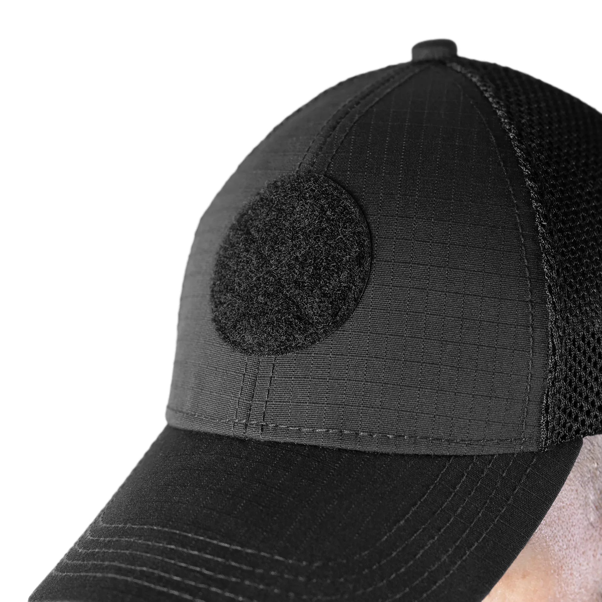 Бейсболка NPU Mesh Rip-Stop Stretch Чорна