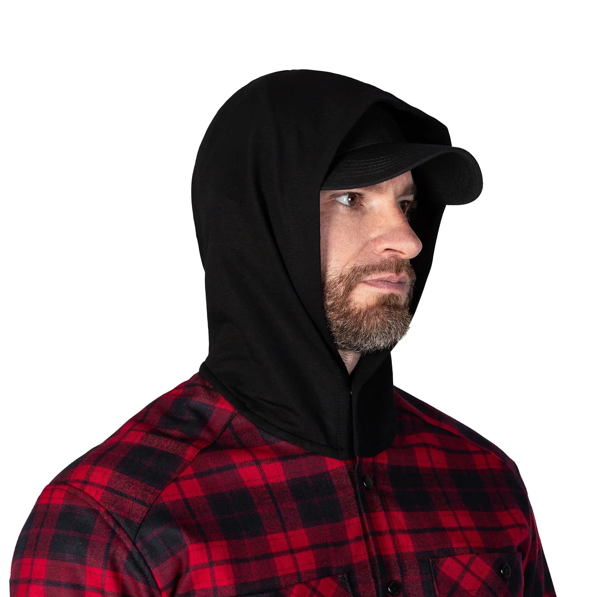 Сорочка з каптуром "Вектор" Red/Black