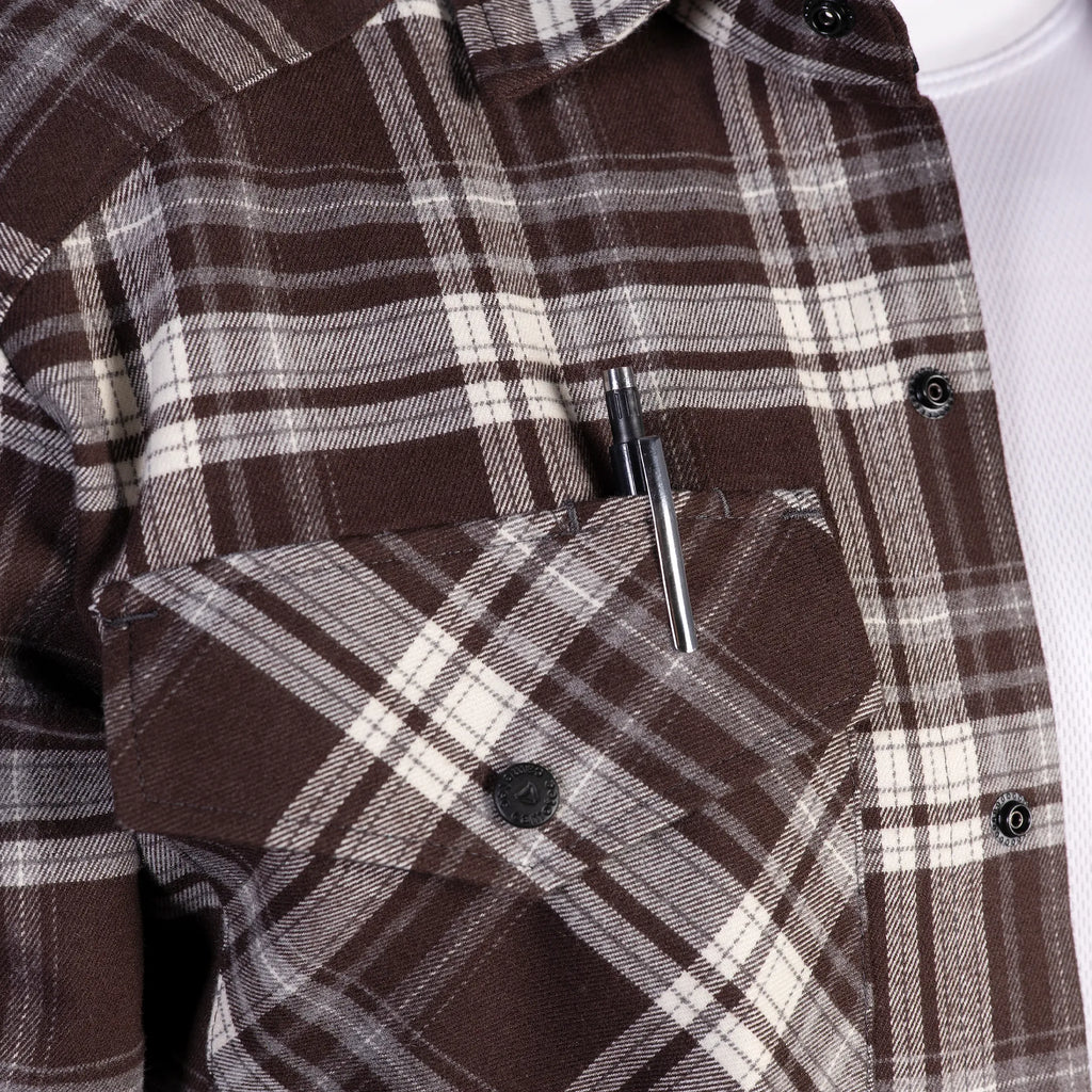 Сорочка “Буревій” Brown/White