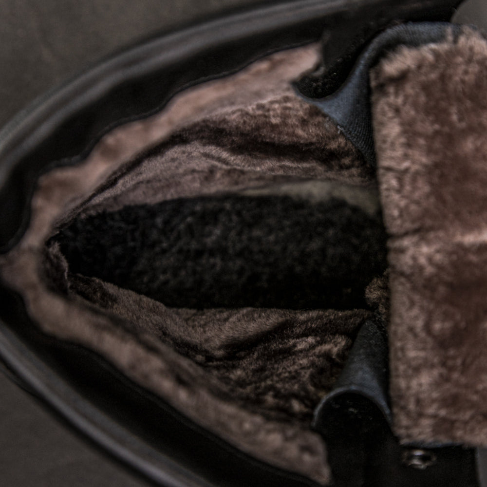 Берці LP Натуральне хутро Black