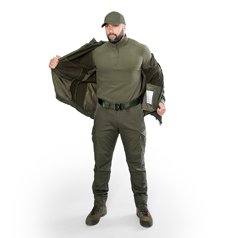 Флісова кофта Hawk Олива