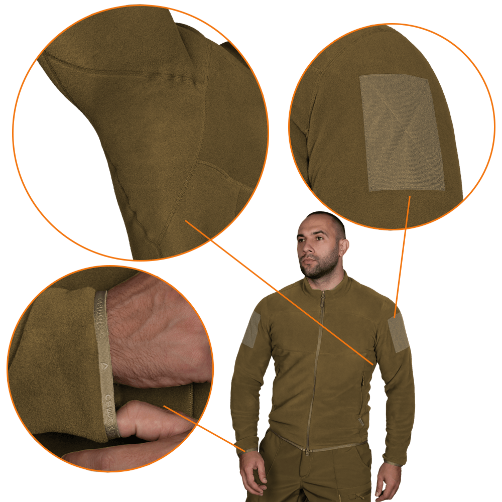Флісова кофта Patrol 2.0 Койот