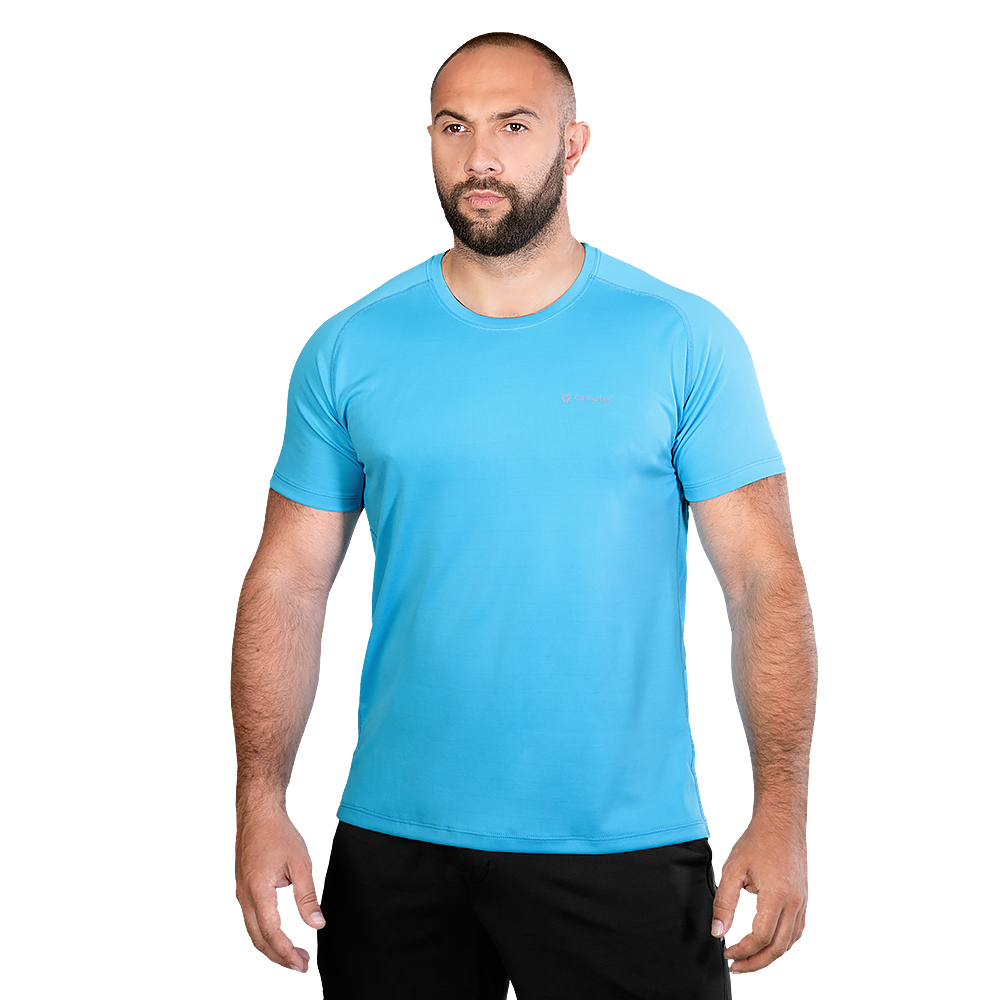 Футболка FitPro Блакитна