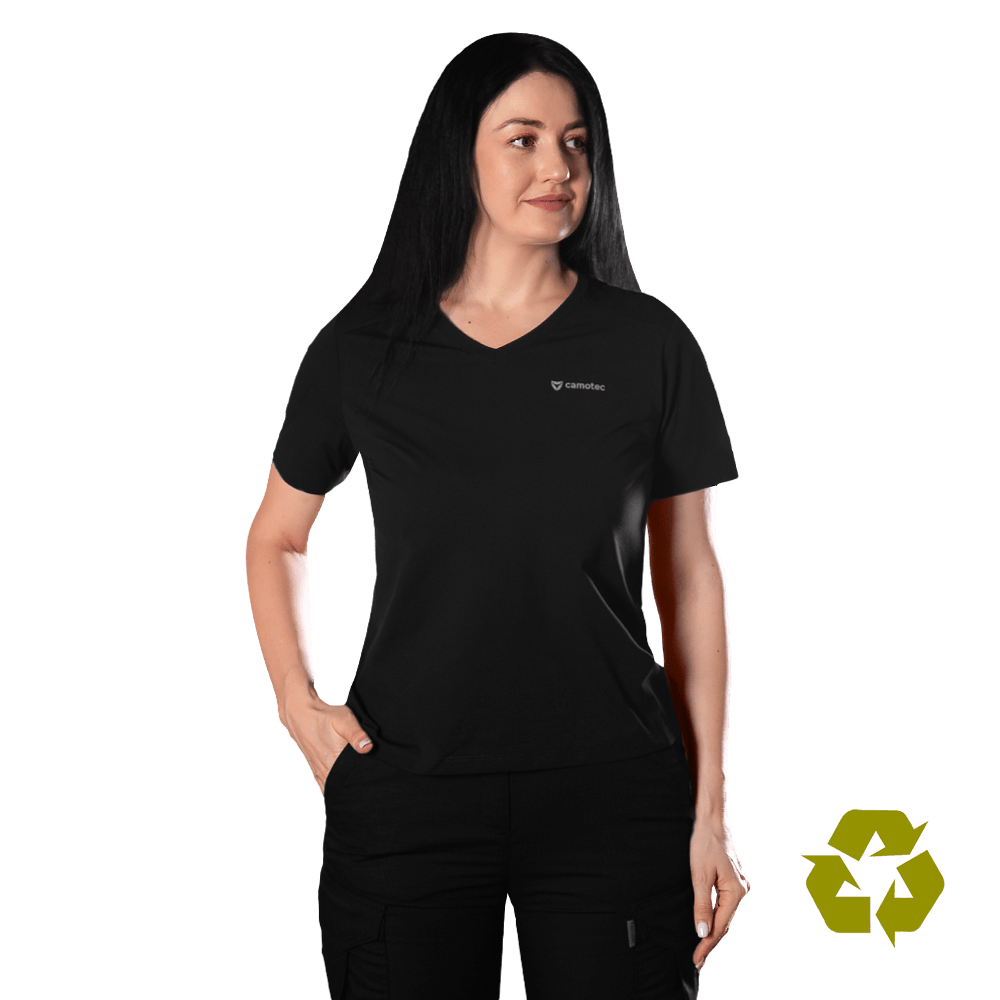 Футболка Pani Totem Logo V-neck Чорна