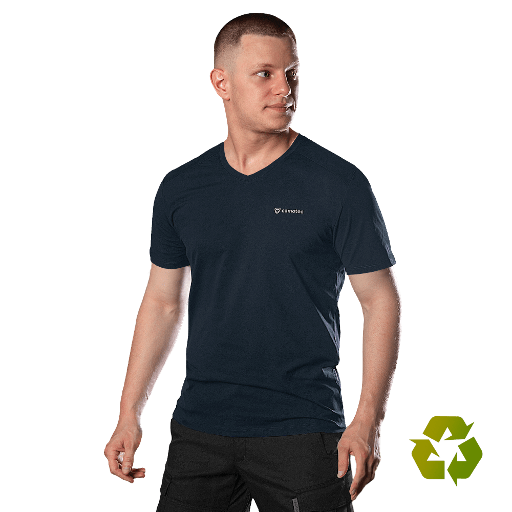 Футболка Totem V-neck Темно-синя