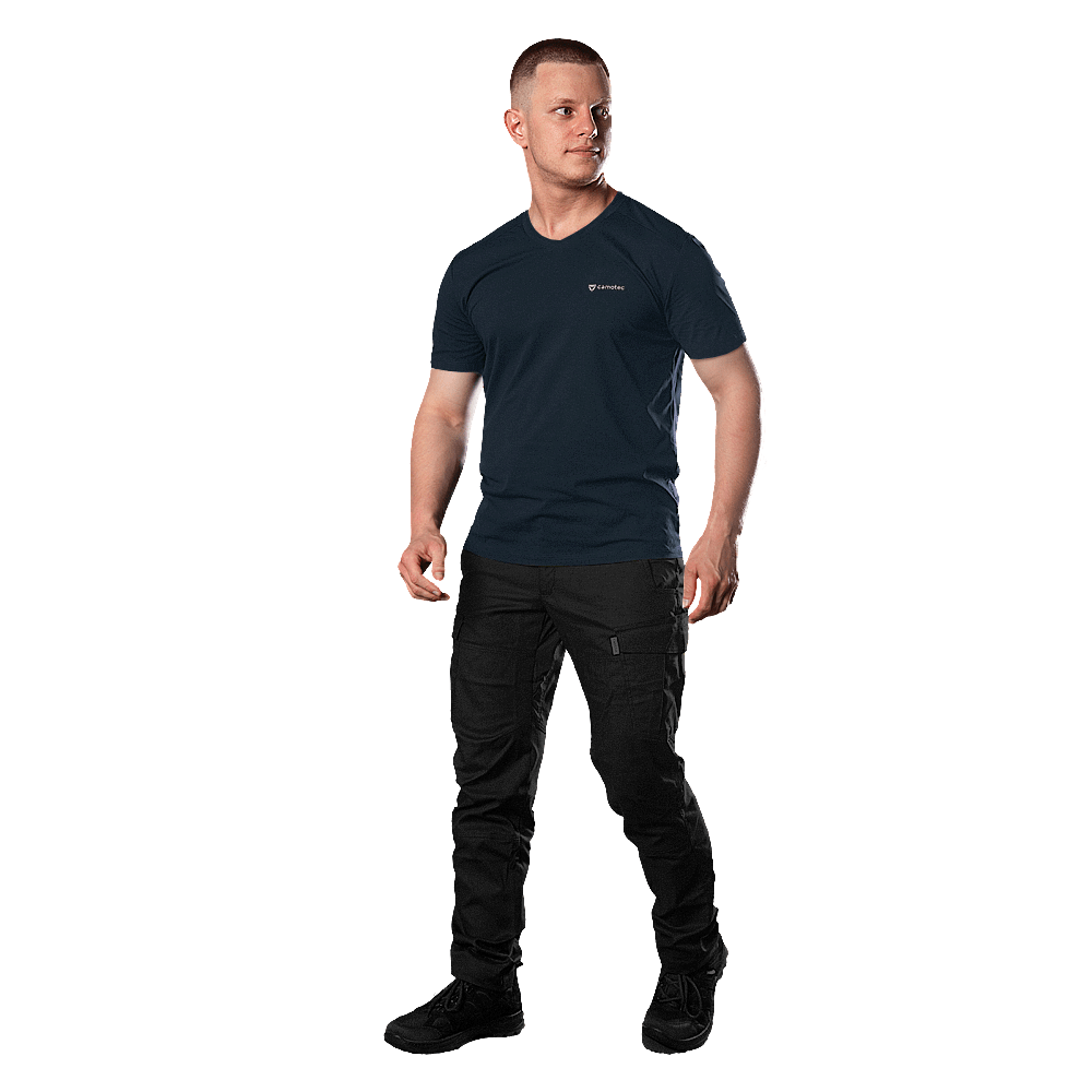 Футболка Totem V-neck Темно-синя