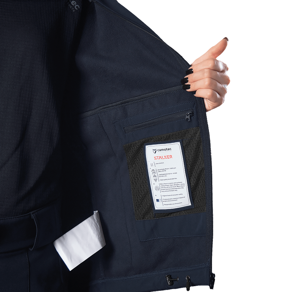 Жіноча куртка Pani SoftShell Темно-синя