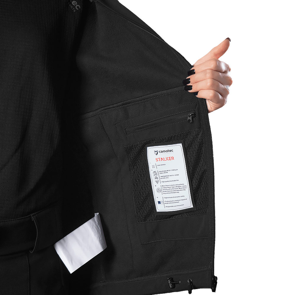 Жіноча куртка Pani SoftShell Чорна