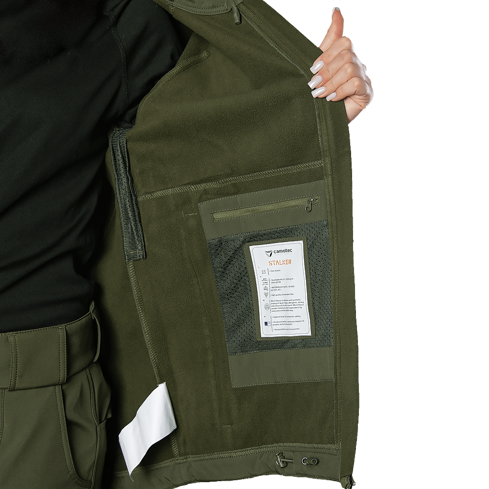 Жіноча куртка Pani SoftShell Олива