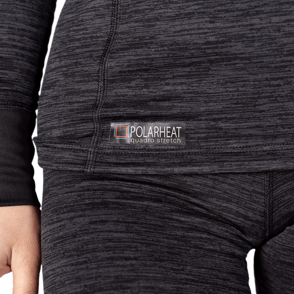 Жіноча термобілизна LVL2 Pani Polarheat QS Pro Сірий Меланж