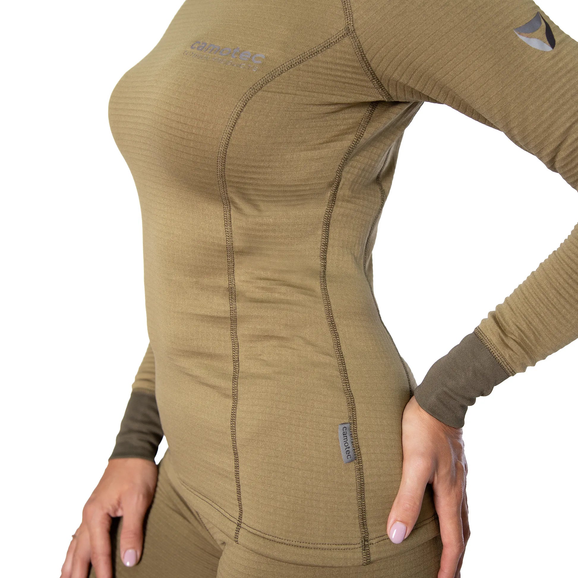 Жіноча термобілизна LVL2 Pani Polarheat QS Tan
