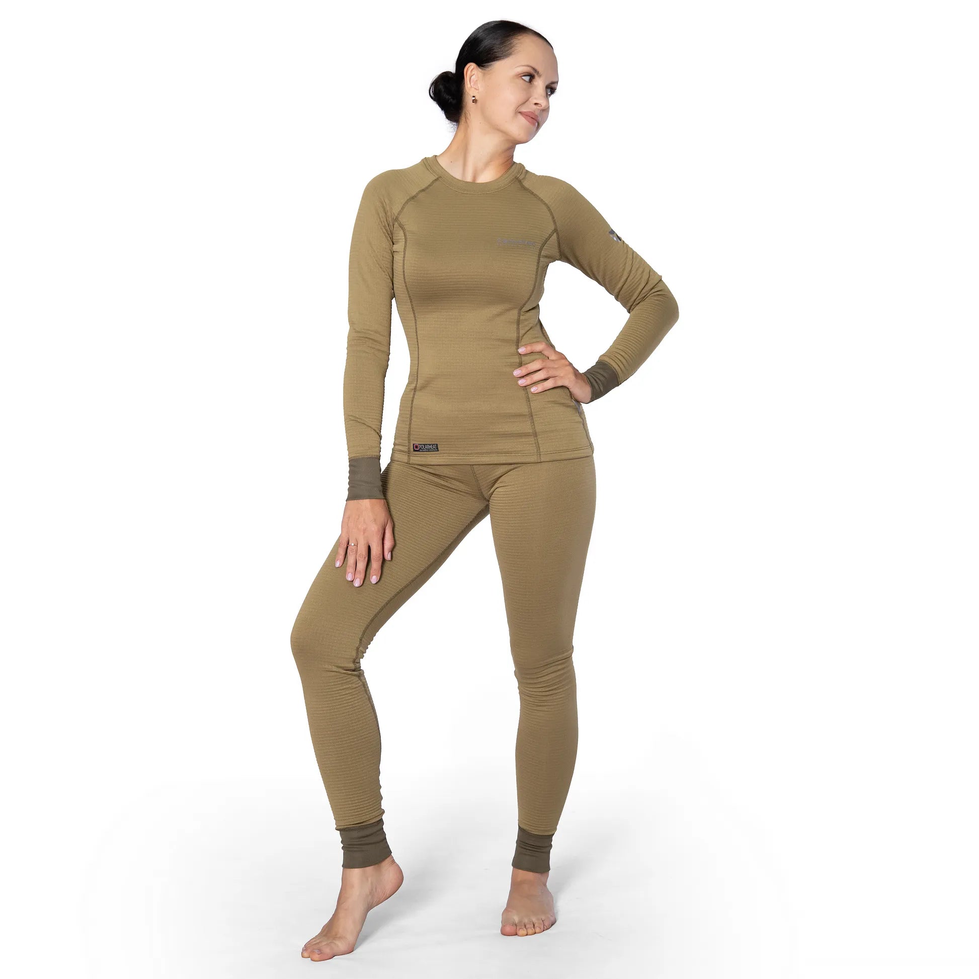 Жіноча термобілизна LVL2 Pani Polarheat QS Tan