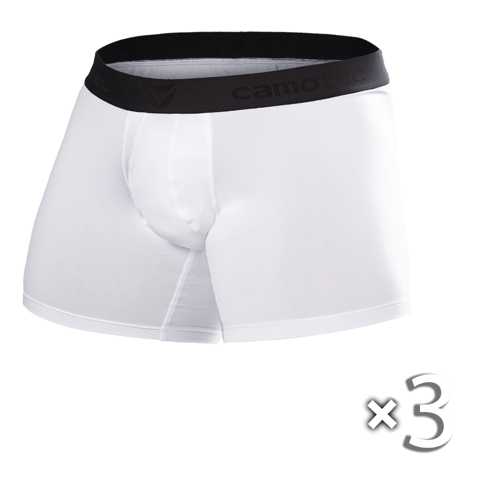 Комплект чоловічих трусів-боксерів Білі