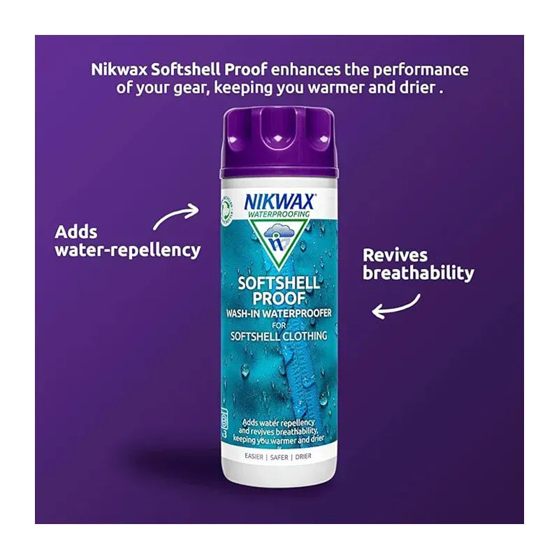 Просочення Nikwax SoftShell Proof Wash-In 300ml