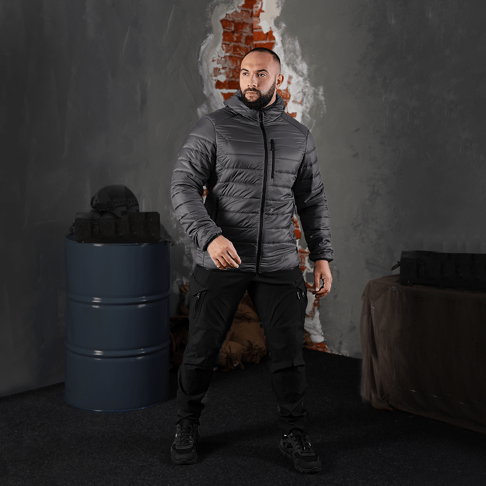 Легкий Пуховик Storm Hood 2.0 Графіт