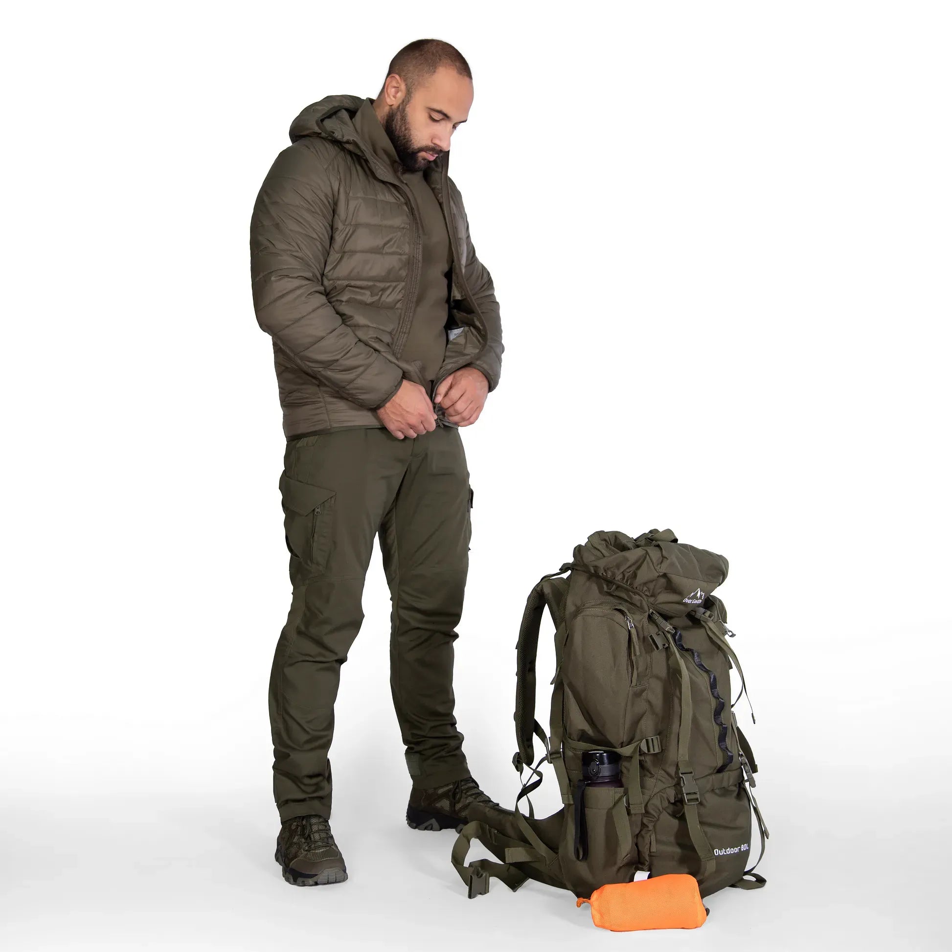 Легкий Пуховик Storm Hood 2.0 Олива