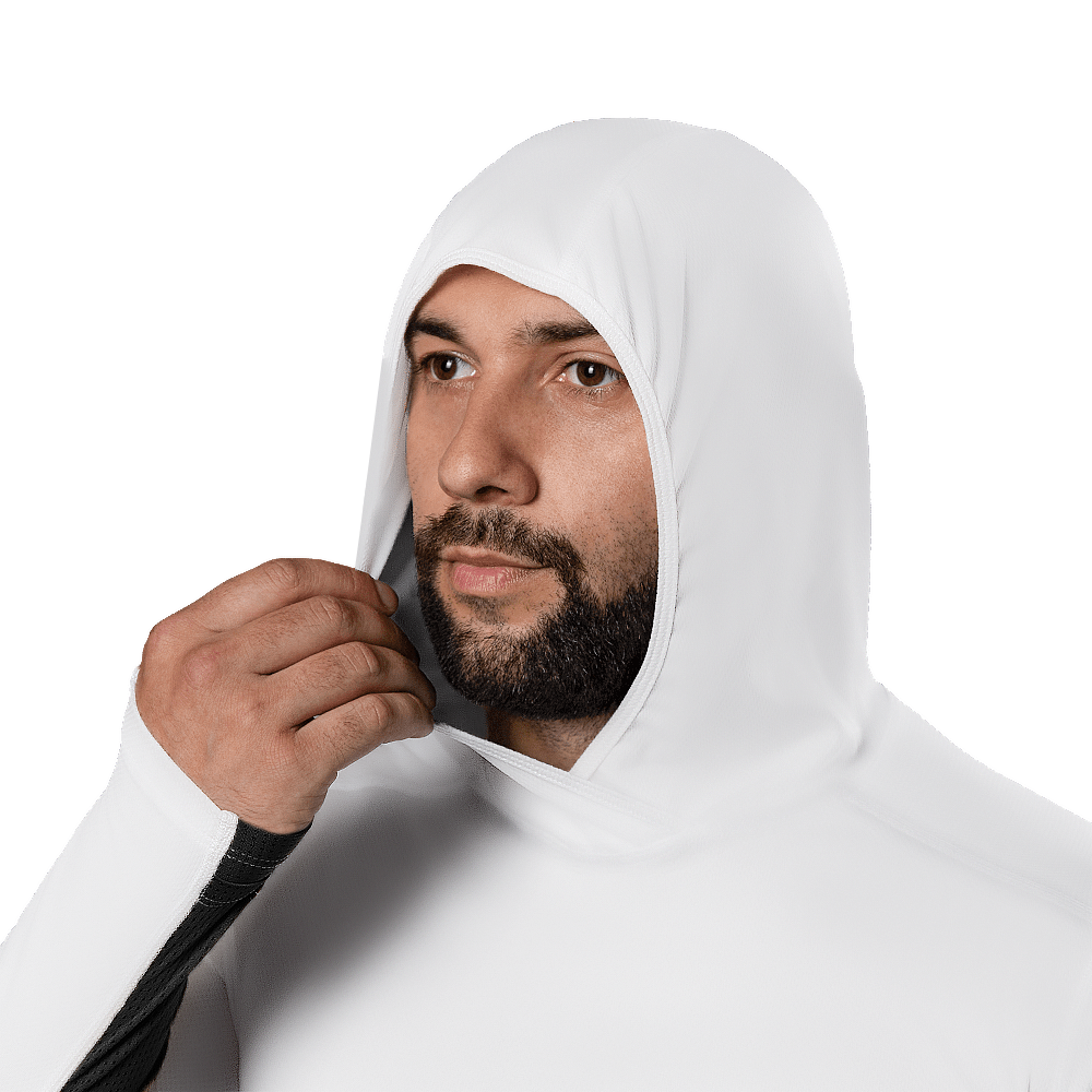 Лонгслів Chiton AirPro Hood Білий
