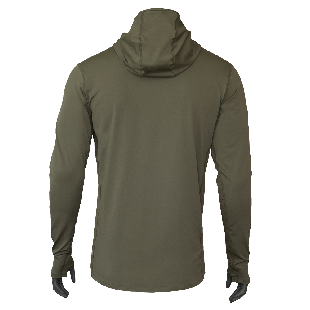 Лонгслів Chiton Air Hood Олива