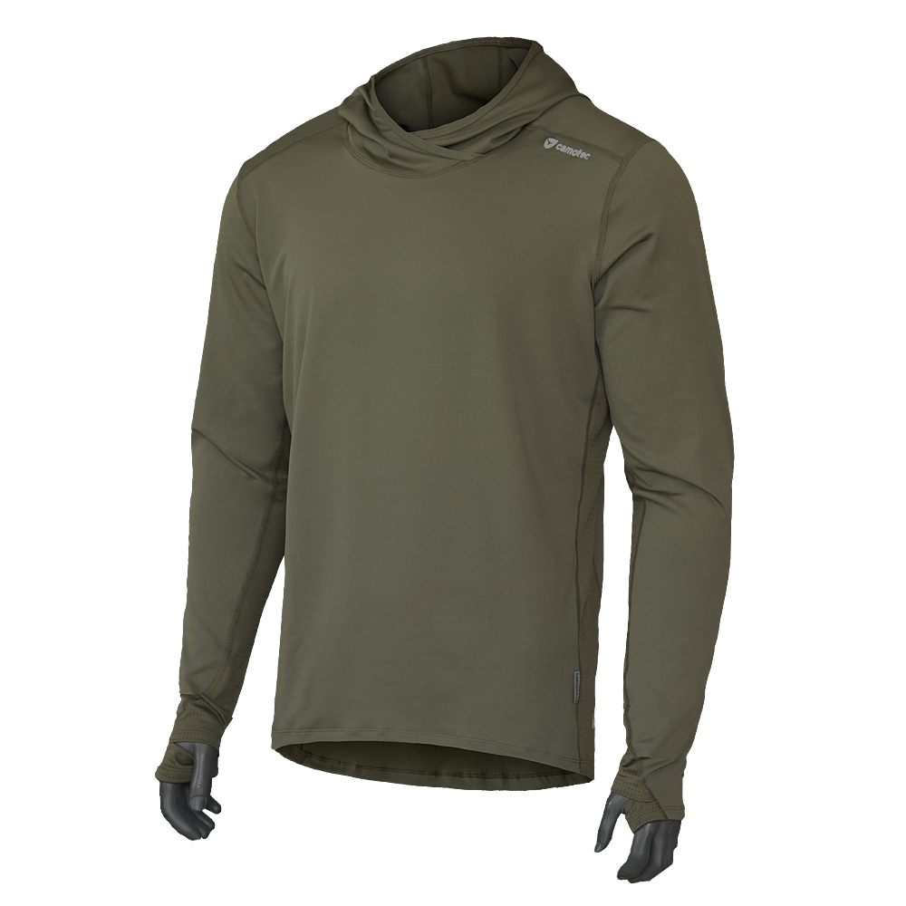 Лонгслів Chiton Air Hood Олива