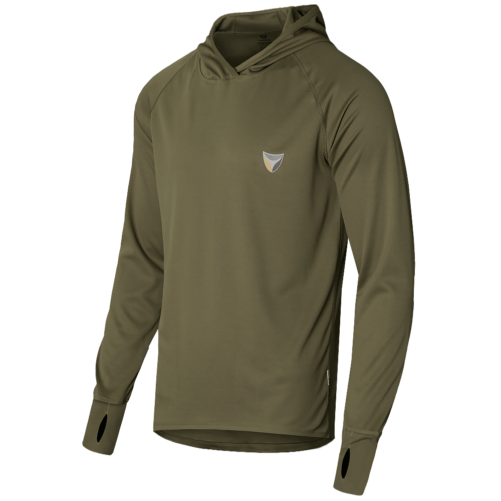 Лонгслів Hood Antistatic Olive