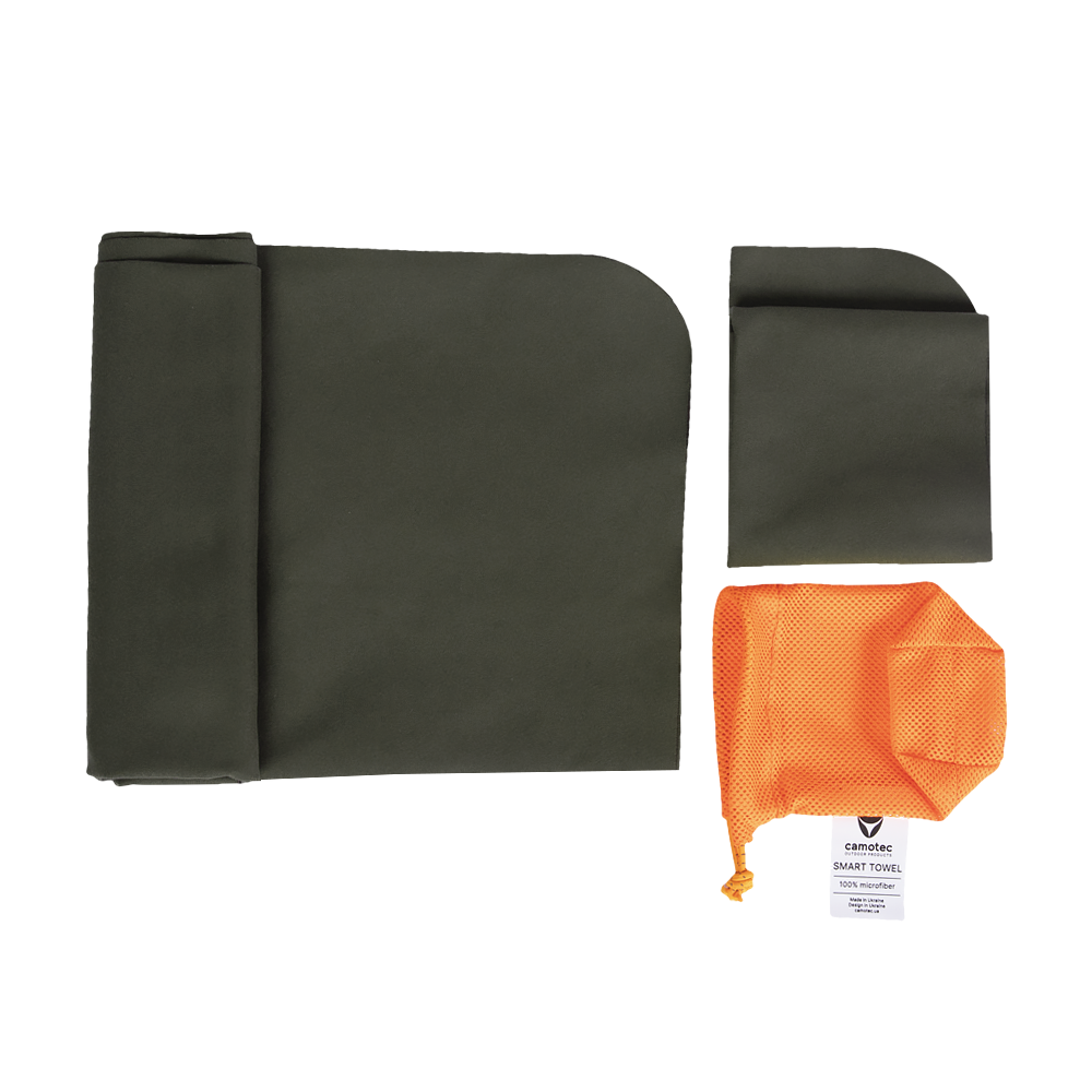 Набір рушників Tourist Microfiber Олива S+M