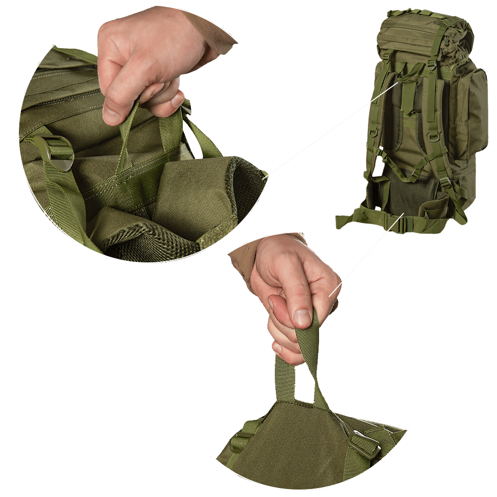 Рюкзак BigBag 80L Oxford PVC Олива