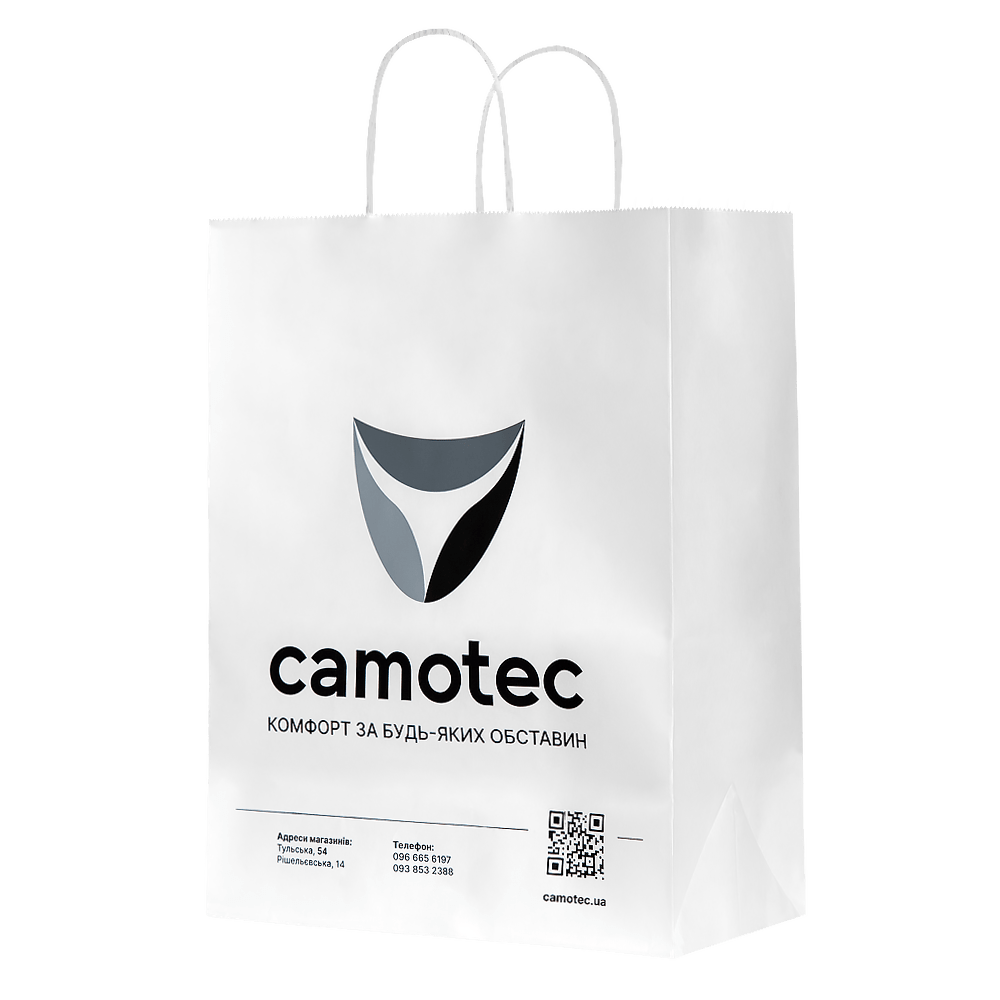Пакет паперовий Camotec Білий