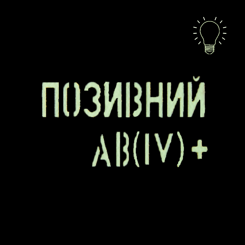 Патч Camotec "Позивний/Група крові" Multicam/Люмін