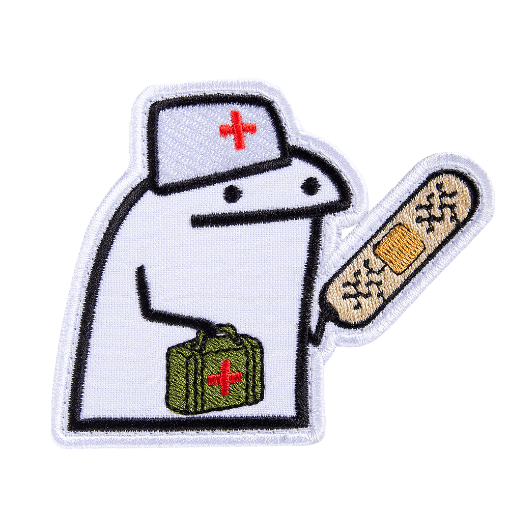 Патч Флорк Медик Білий
