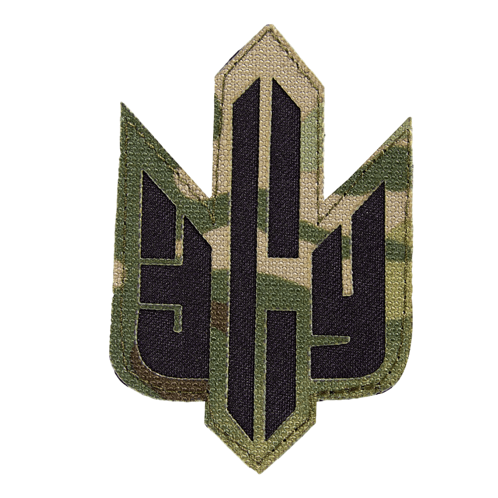 Патч LC ЗСУ Герб Multicam/Чорний