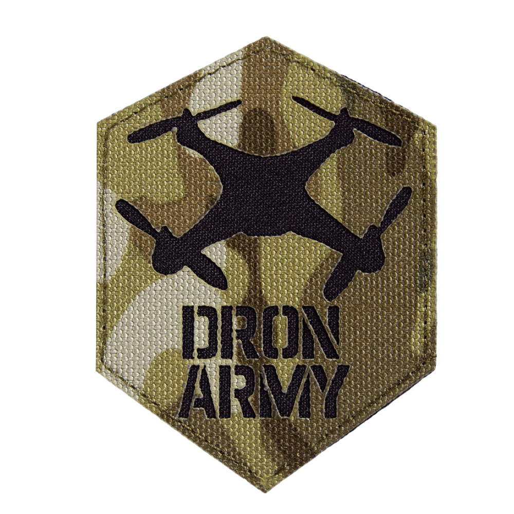 Патч LC Dron Army Multicam/Чорний