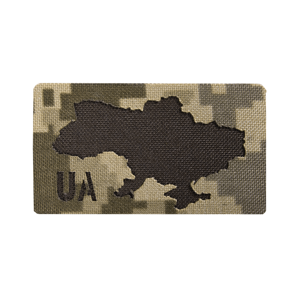 Патч/Липучка Camotec UA Піксель/Олива