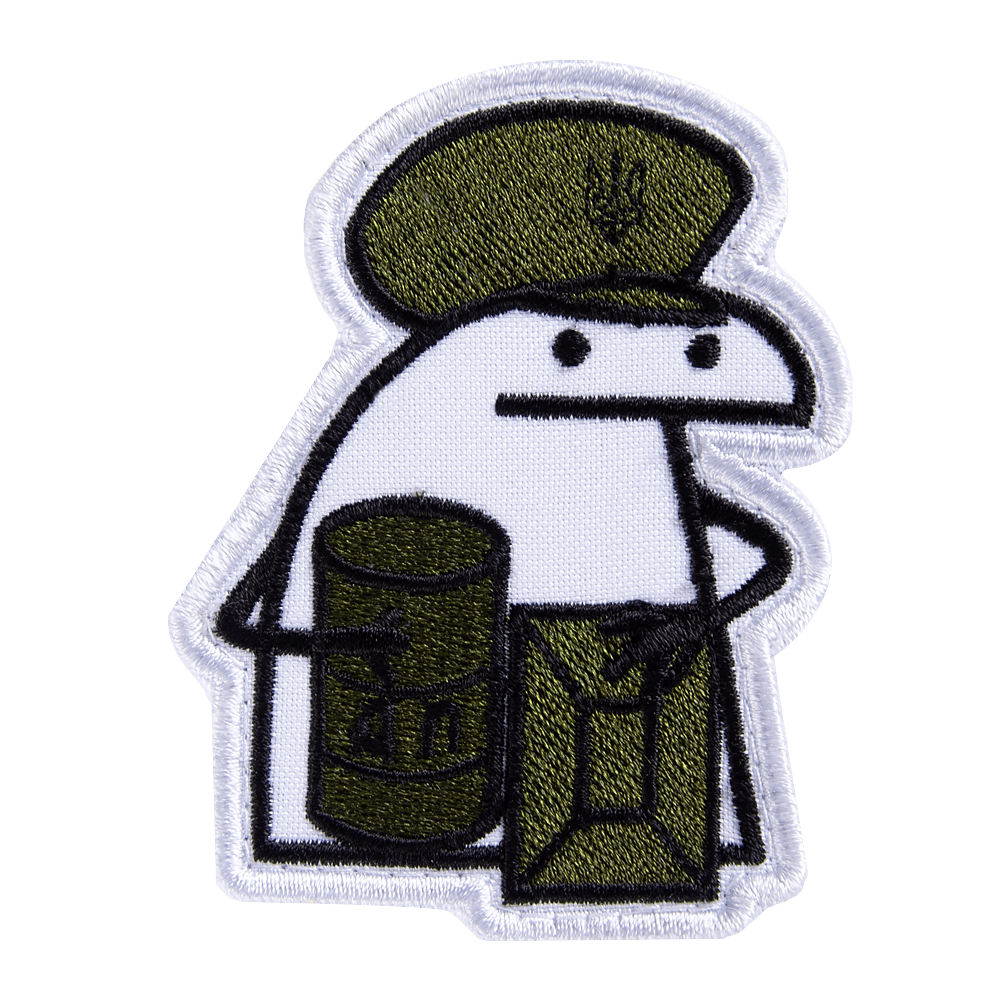 Патч Флорк з Соляркою Білий
