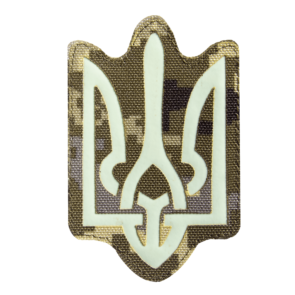 Патч липучка LC Тризуб Піксель/Люмін
