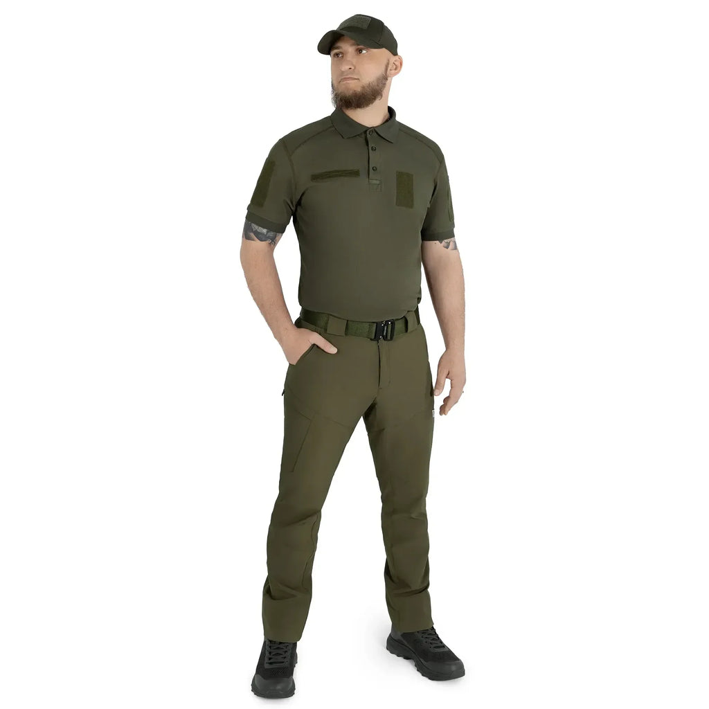 Поло Army ID 2.0 CoolPass Pique LT Олива