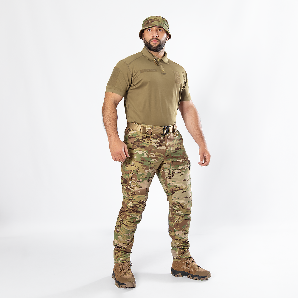 Поло Army ID 2.0 CoolPass Pique LT Tan