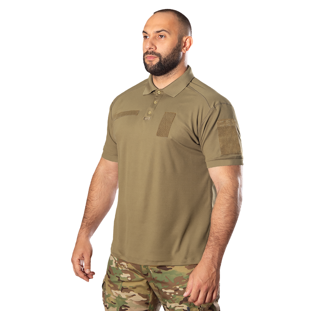 Поло Army ID 2.0 CoolPass Pique LT Tan