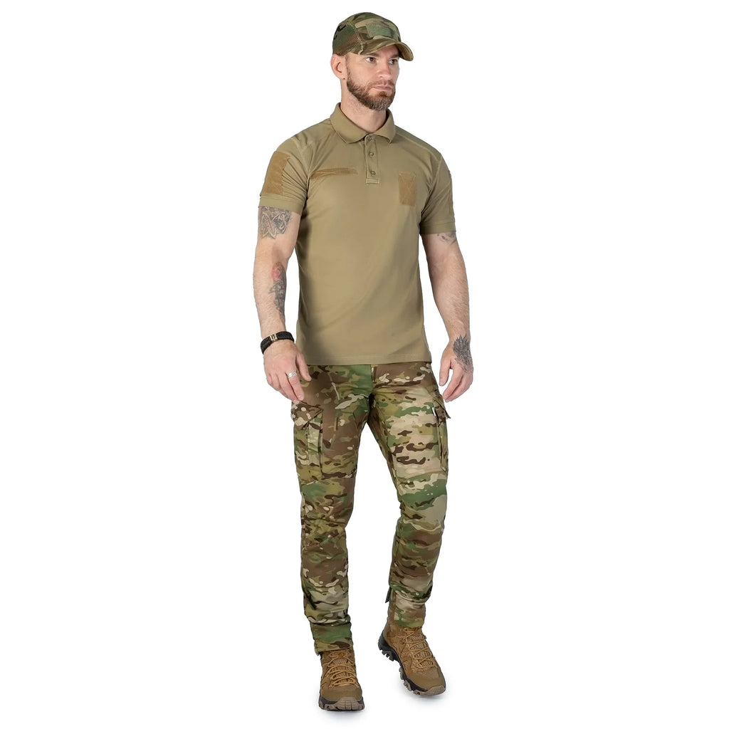 Поло Army ID 2.0 CoolPass Pique LT Tan